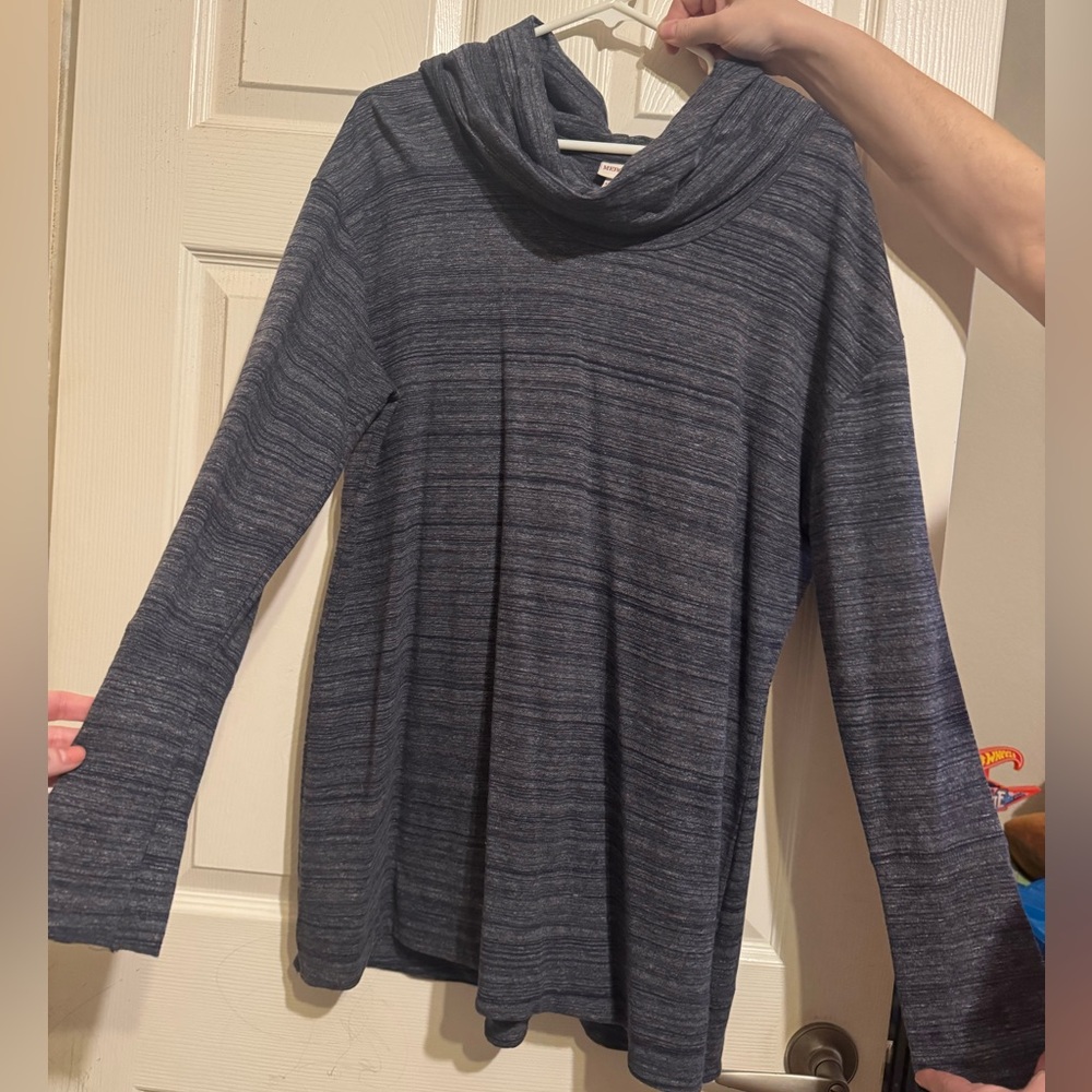 NWOT Merona Women's Charcoal Cowl Neck Sweater